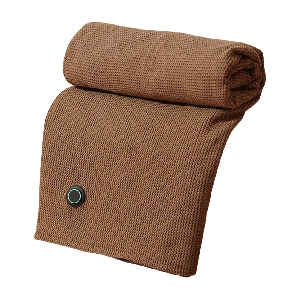 Wearable USB Electric Heated Blanket with 5000Mah Power Bank Heating Electric Blanket Shawl USB Heated Blanket Shawl