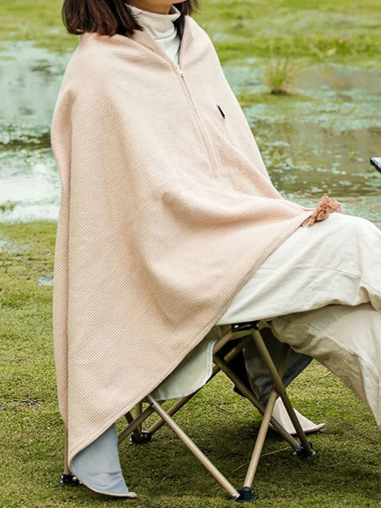 Wearable USB Electric Heated Blanket with 5000Mah Power Bank Heating Electric Blanket Shawl USB Heated Blanket Shawl